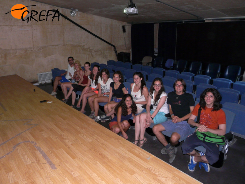 Participante del segundo campo de trabajo en GREFA