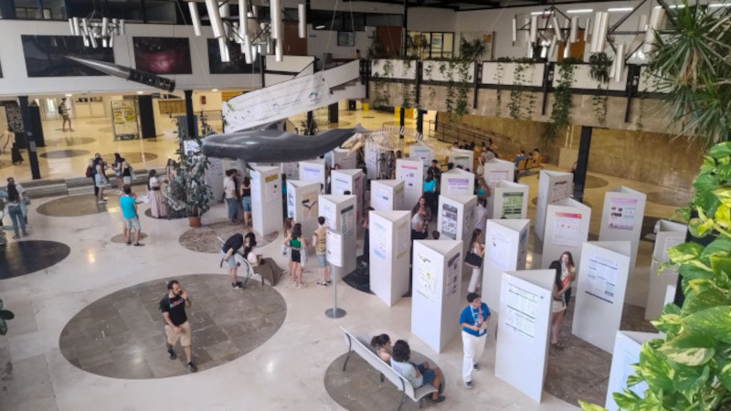 Exposición de pósteres en el Congreso Estatal de Estudiantes de Biociencias. 