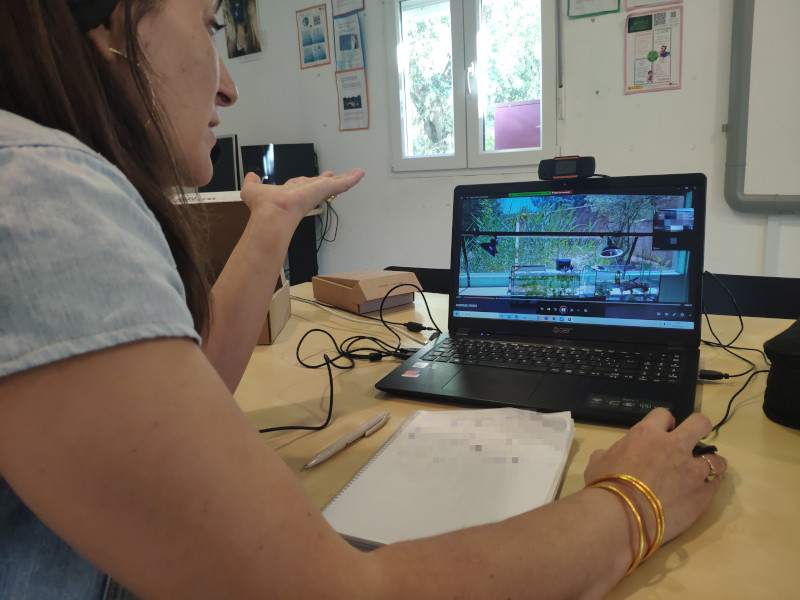 Ejemplo de visita online a las instalaciones de GREFA. 