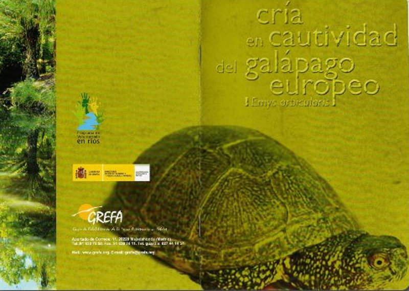 Manual de cría del galápago europeo