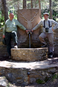 Agentes forestales de la reserva nacional de caza de Boumort 
