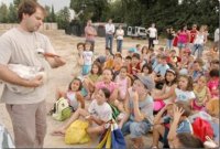 Liberación de cigüeñas en Alcalá de Henares