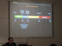 Roberto Muriel con su charla sobre el proyecto de reintroducción del águila imperial en Andalucia 
