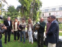 Presentación en la Casa Rosa con la Consejera de Medio Ambiente y ordenación del Territorio María Jesús Serrano