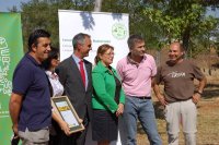 El ayuntamiento de Quer (Guadalajara), premiado por su primillar, que mantiene en colaboración con GREFA.