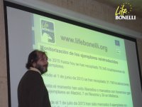 Juan Pablo Díaz, responsable informático de GREFA, explica los pormenores de la web de LIFE Bonelli.