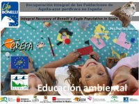 Presentación de las acciones de educación ambiental de LIFE Bonelli.