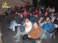 Asistentes a la jornada sobre LIFE Bonelli, en el salón de actos de la sede de GREFA.