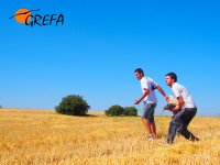 Momento de una de las pruebas de musculación en campo abierto