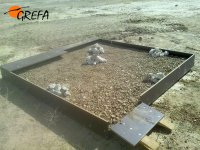 Isla flotante con sustrato de arcilla