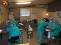 Clase de necropsia de aves