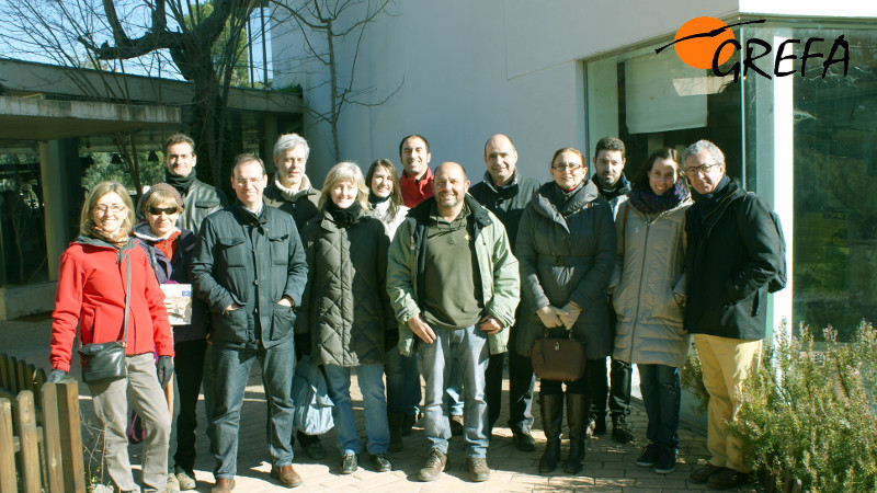 Un grupo de periodistas de la AECC visitó GREFA