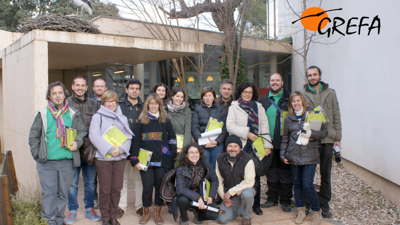 El grupo de coordinadores de los Centros de Educación Ambiental de la Comunidad de Madrid.