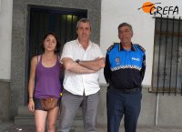 Aprovechamos la ocasión para visitar a Joaquin y Miguel Blanco (SEOBirdLife)