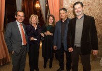 Un momento del cocktail ofrecido en el hall del salón de actos del CSIC durante la entrega del X Premio Fondena. Foto: Fondena.