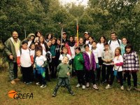 Voluntarios en el Monte del Pilar 