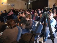 Otra imagen del público asistente a la presentación del proyecto AQUILA a-LIFE. Foto: José Antonio Montero.