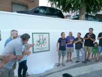 Descubrimiento de una placa conmemorativa en Anchuras como homenaje a la lucha de este pueblo contra el campo de tiro.
