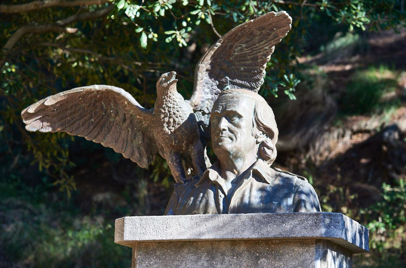 Escultura en homenaje a Félix en el Parc Dalmau, de Calella (Barcelona). Foto: Farmengol / Wikicommons.