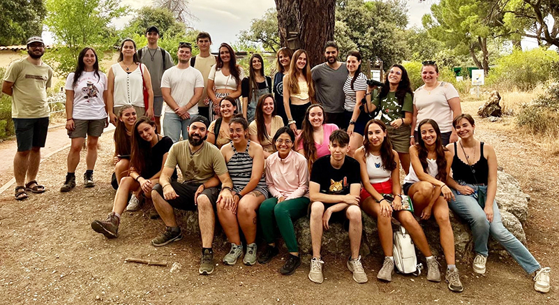 Foto de grupo de los participantes en el curso de GREFA.