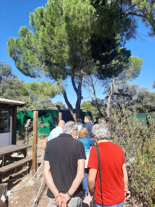 Participantes en la reunión del Proyecto WILDBIOPHAGE durante su visita a las instalaciones de GREFA.