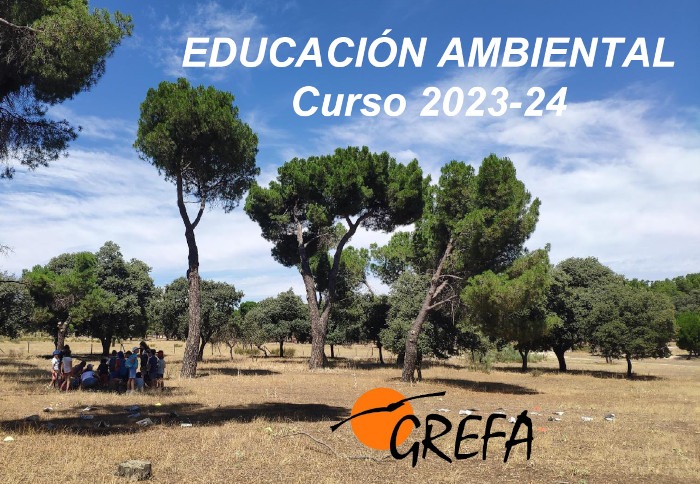 Portada de la ‘Memoria 2023-2024’ del departamento de Educación Ambiental de GREFA.