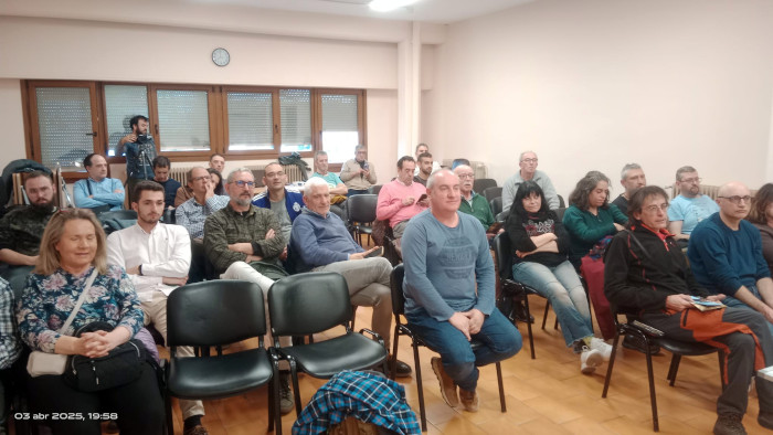 Asistentes a la charla del Proyecto Pigargo en Valladolid.