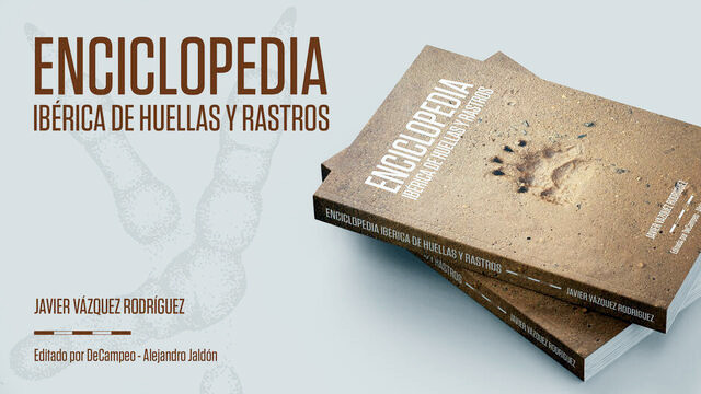 Imagen promocional de la "Enciclopedia Ibérica de Huellas y Rastros".